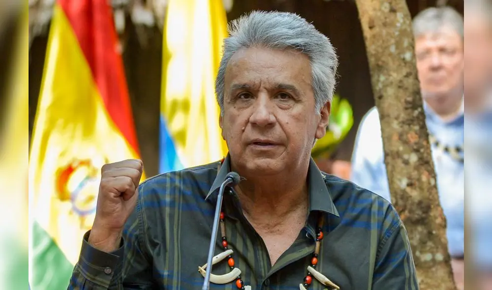 Moreno acusa a Maduro y Correa de querer desestabilizar su gobierno. Foto: AFP. Moreno acusa a Maduro y Correa de querer desestabilizar su gobierno. Foto: AFP.