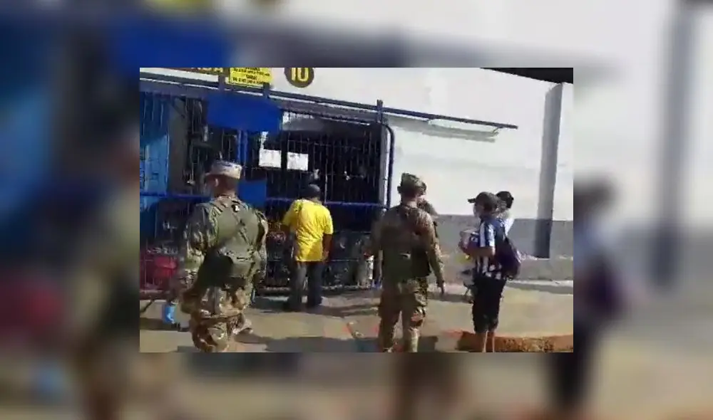 Soldados brindan seguridad Soldados brindan seguridad