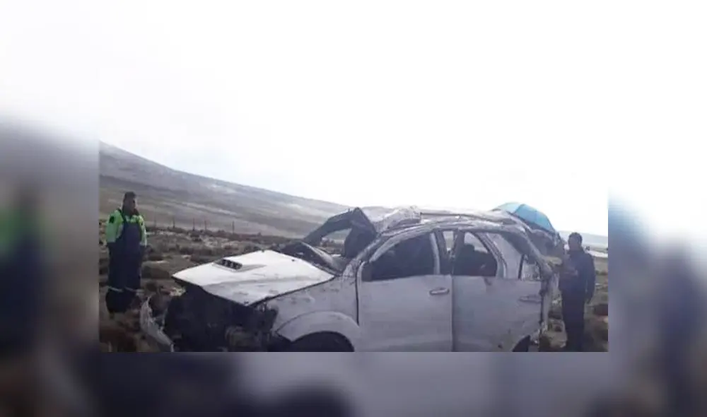 Accidente de tránsito ocurrió este viernes por la mañana a la altura de Imata.