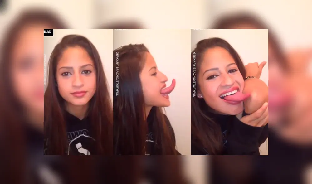 Facebook viral: Chica muestra lo larga que es su lengua y sorprende con insólito truco Facebook viral: Chica muestra lo larga que es su lengua y sorprende con insólito truco