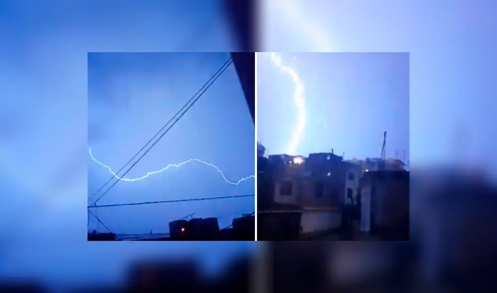 Tormenta eléctrica sorprendió a arequipeños. (Foto: Twitter) Tormenta eléctrica sorprendió a arequipeños. (Foto: Twitter)