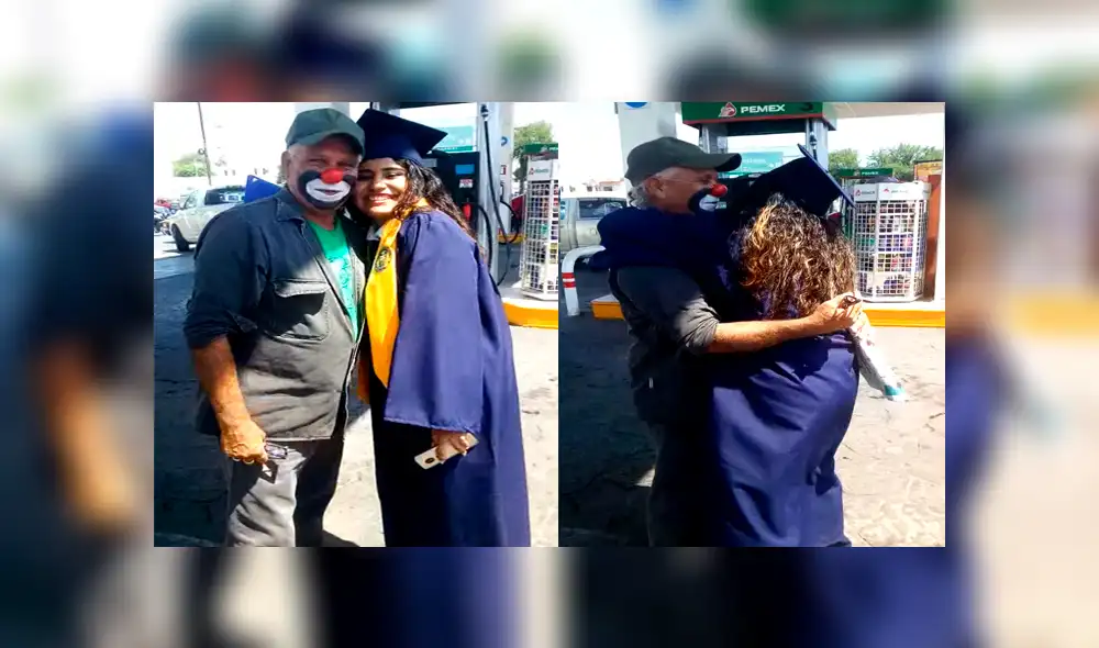 Un video muestra como el famoso payasito mexicano Raymundin es sorprendido por su hija recién graduada. Un video muestra como el famoso payasito mexicano Raymundin es sorprendido por su hija recién graduada.