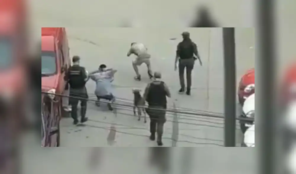 Los tres efectivos serán investigados por el hecho. Fuente: captura de pantalla. Los tres efectivos serán investigados por el hecho. Fuente: captura de pantalla.