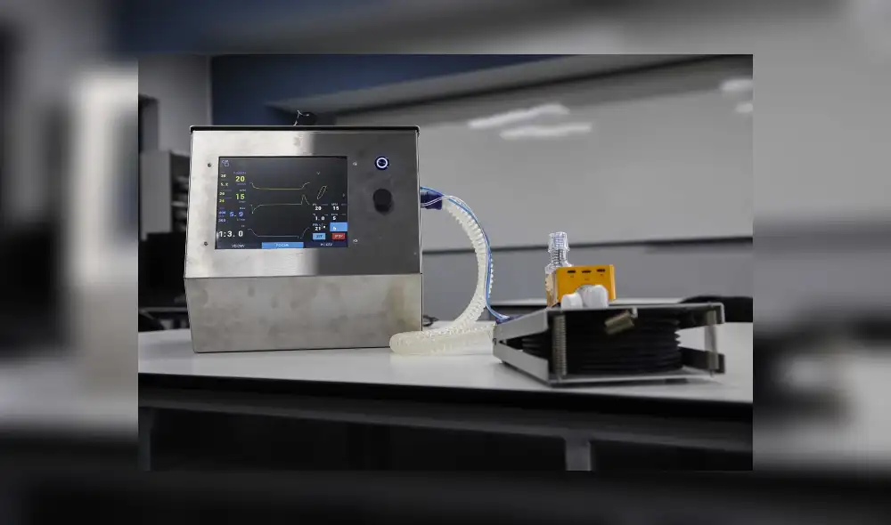 Masi: el respirador artificial fabricado por la PUCP | Créditos: difusión / PUCP Masi: el respirador artificial fabricado por la PUCP | Créditos: difusión / PUCP