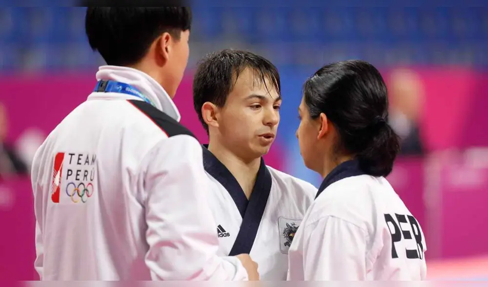 Juegos Panamericanos 2019: Ariana Vera y Renzo Saux medalla de bronce en taekwondo poomsae. Foto: Rodolfo Contreras / La República Juegos Panamericanos 2019: Ariana Vera y Renzo Saux medalla de bronce en taekwondo poomsae. Foto: Rodolfo Contreras / La República