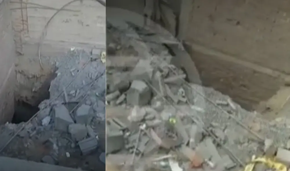 Su casa se podría venir abajo en cualquier momento. Foto: captura América Noticias