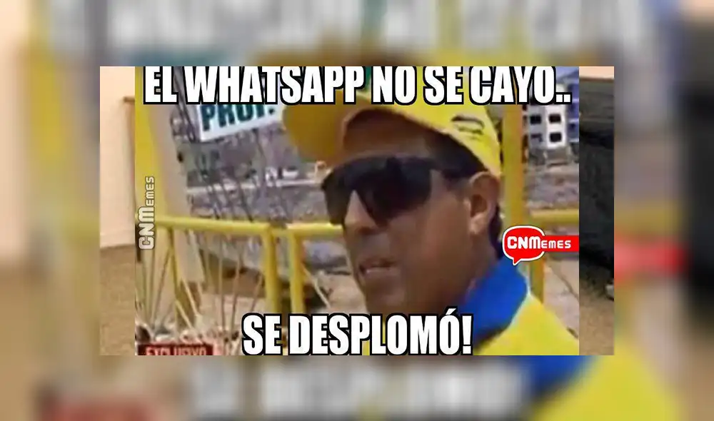 WhatsApp: curiosos memes invaden las redes sociales tras la caída mundial del aplicativo [FOTOS]