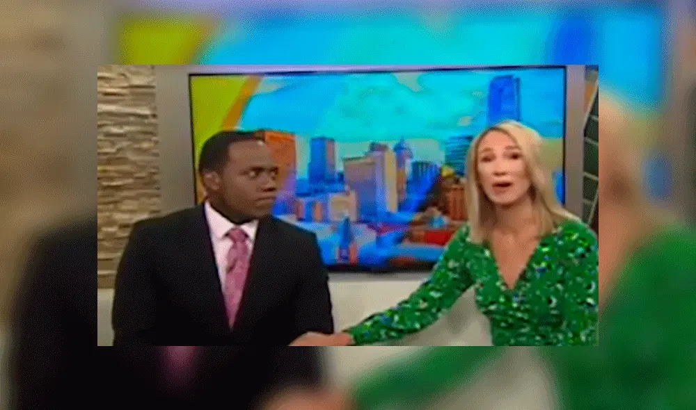 La conductora fue duramente criticada en Twitter. Foto: Captura/Twitter La conductora fue duramente criticada en Twitter. Foto: Captura/Twitter