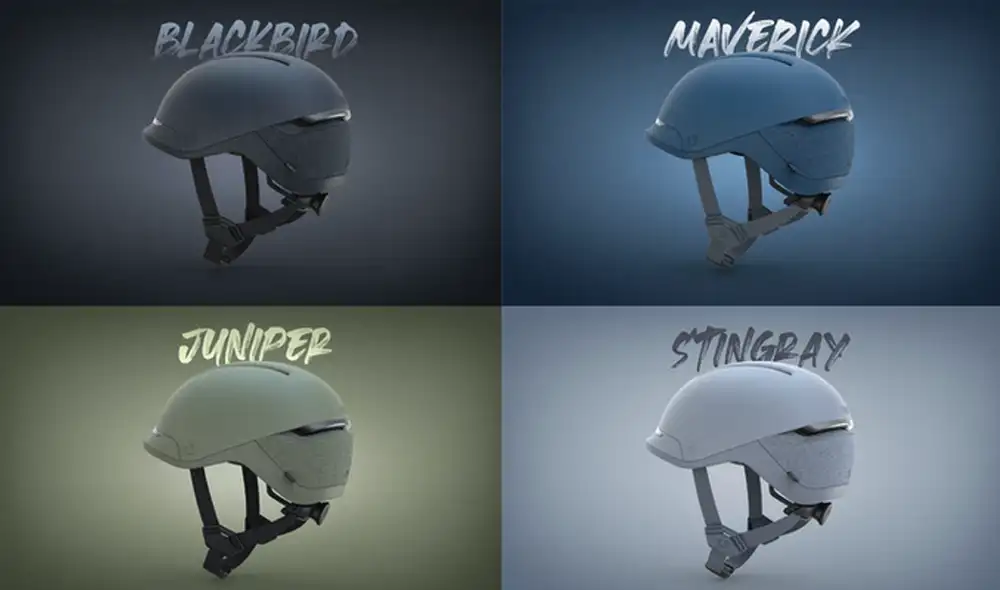 Colores disponibles del casco. Foto: UNIT 1