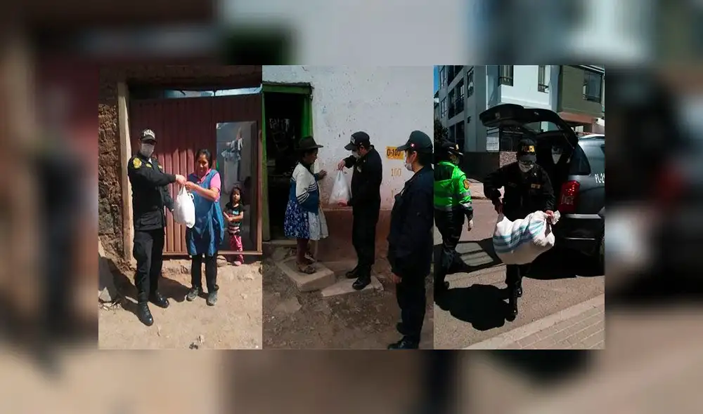 15 familias en el distrito de Santiago recibieron canastas con víveres.