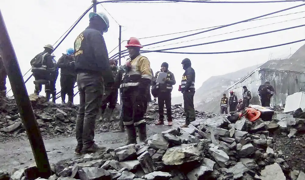 Pueblo minero. Los delincuentes ingresaron en Año Nuevo a una vivienda, pero fueron sorprendidos por la Policía Nacional. Foto: difusión
