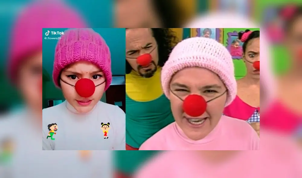 Desliza las imágenes para conocer a la joven quien realizó una divertida parodia de Monchi de Pataclaun. Foto: .flowers20/TikTok