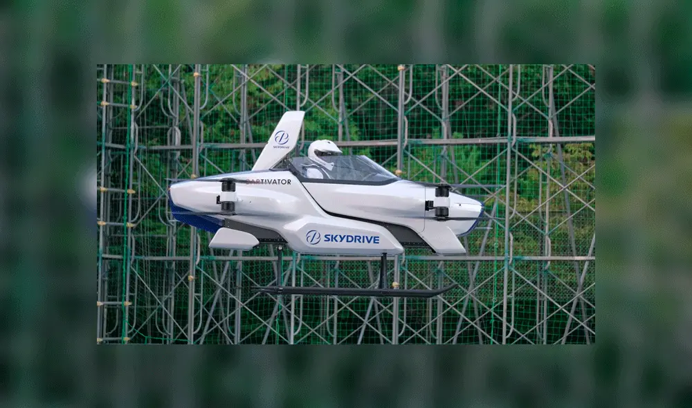 Esta es la primera de varias pruebas a las que será sometido el vehículo. Foto: Sky Drive.