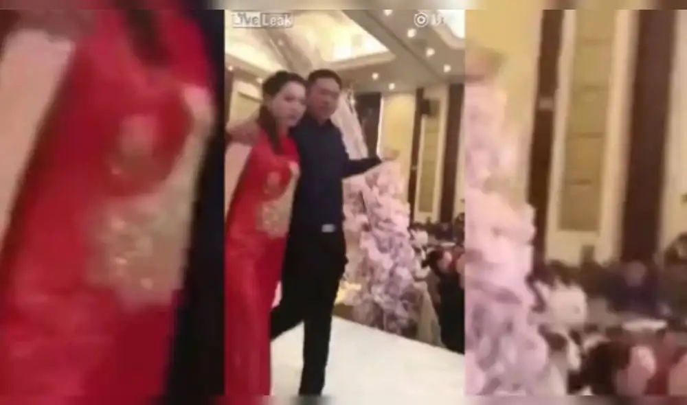 YouTube Viral: Padre intenta besar a la novia de su hijo en plena boda