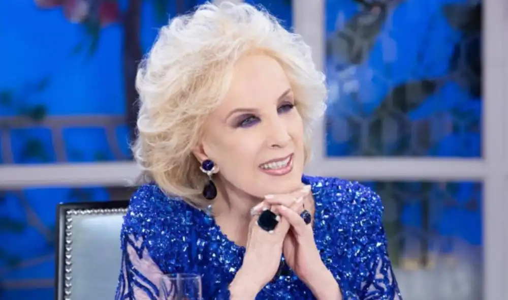 Mirtha Legrand en su regreso a la televisión. Foto: Martha Legrand / Instagram Mirtha Legrand en su regreso a la televisión. Foto: Martha Legrand / Instagram