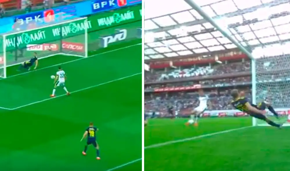 Yevgeni Chernov es el nombre del jugador ruso del FC Rostov que protagonizó la que podría ser considerada la mejor salvada de la historia en el fútbol mundial. Yevgeni Chernov es el nombre del jugador ruso del FC Rostov que protagonizó la que podría ser considerada la mejor salvada de la historia en el fútbol mundial.