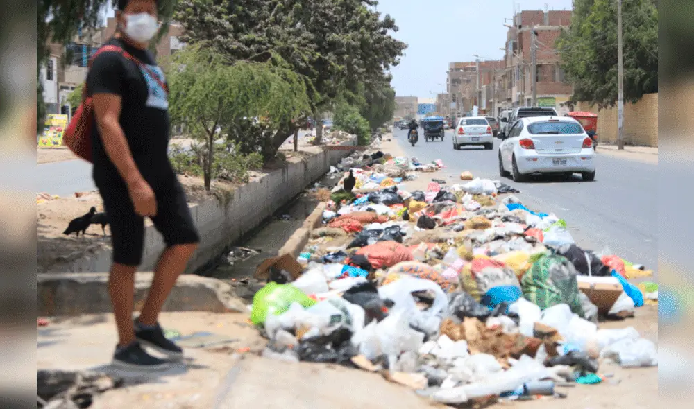 La acumulación de residuos sólidos se registran en diferentes zonas de Chiclayo. Foto: difusión La acumulación de residuos sólidos se registran en diferentes zonas de Chiclayo. Foto: difusión