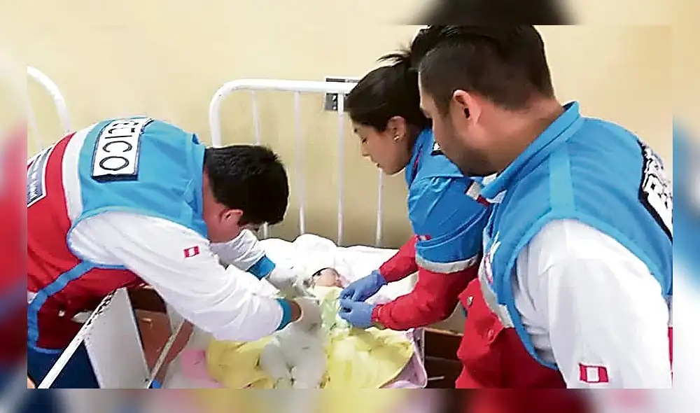 Traslados. Otros cuatro bebés fueron llevados a Lima.