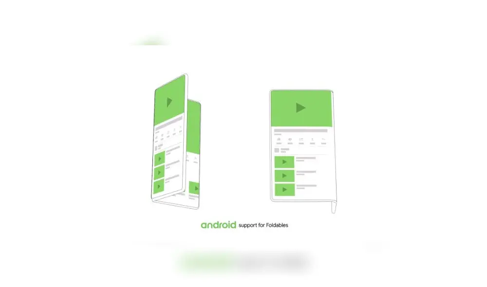 Soporte para foldables en Android 10.