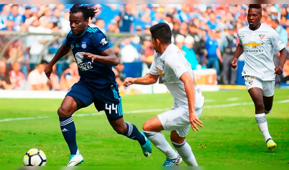 Emelec y LDU de Quito igualaron 1-1 en final de ida de la Serie A de Ecuador 