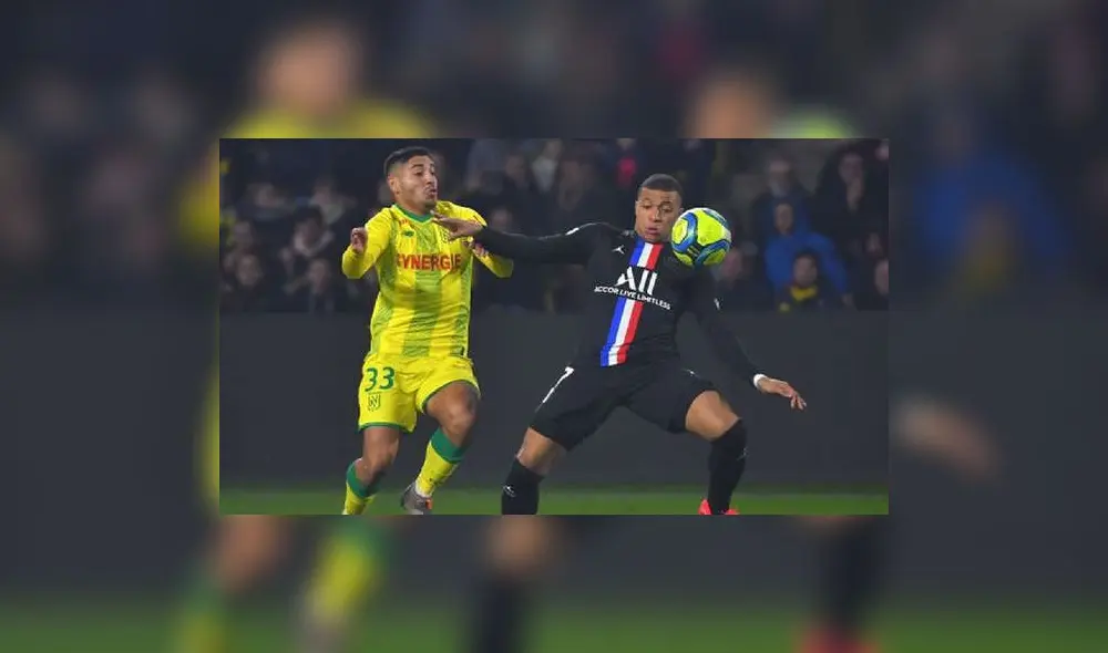 Prado enfrentó a Mbappé en su último partido de la Ligue 1. Foto: AFP.