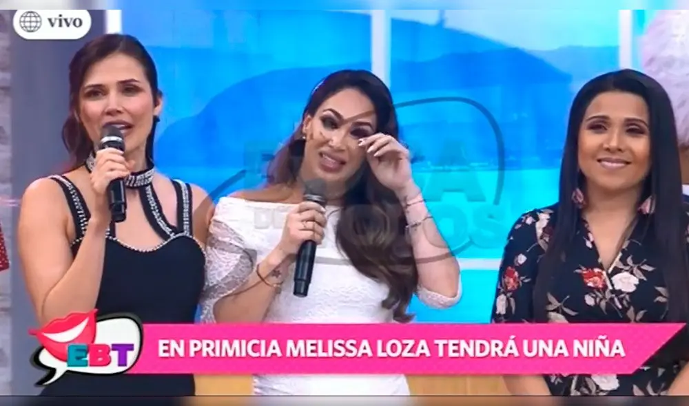 Melissa Loza revela el sexo de su bebé en "En boca de todos"
