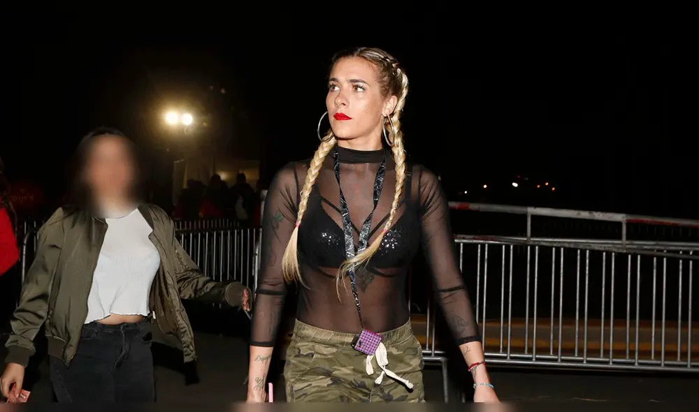 Poly Ávila llega a comisaría de Asia para presentar denuncia tras ser drogada