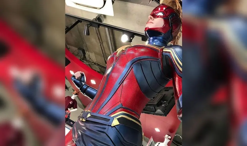 Avengers Endgame: trajes de RESCUE y Capitana Marvel son exhibidos [VIDEO]