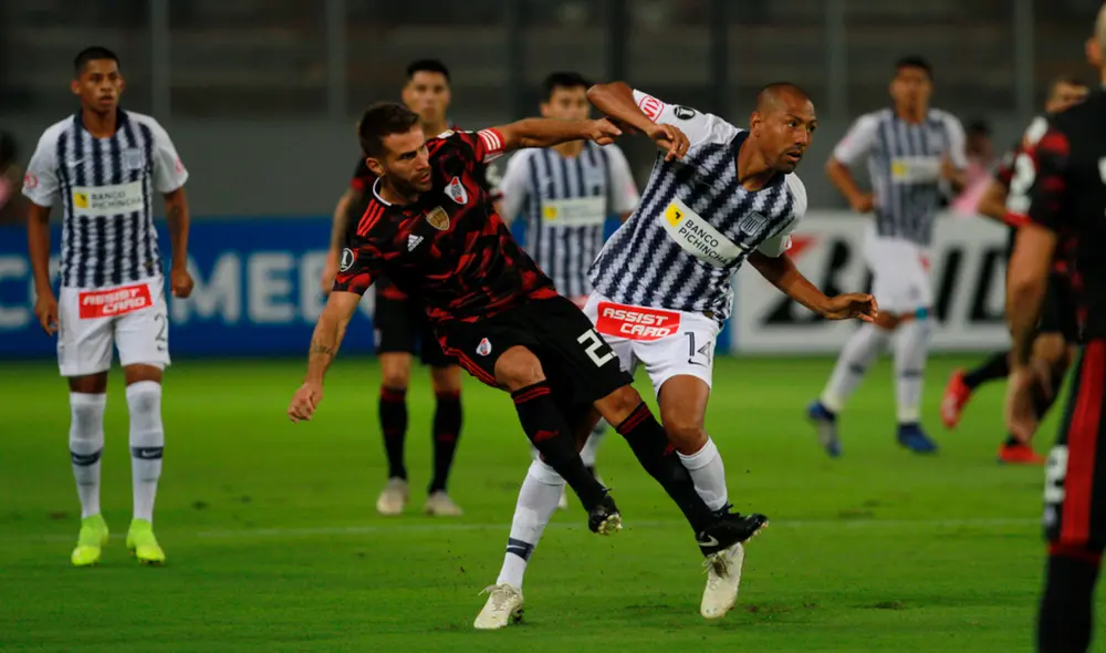 River Plate debutó en la Copa Libertadores 2019 empatando 1-1 con Alianza Lima en el estadio Nacional. | Foto: EFE