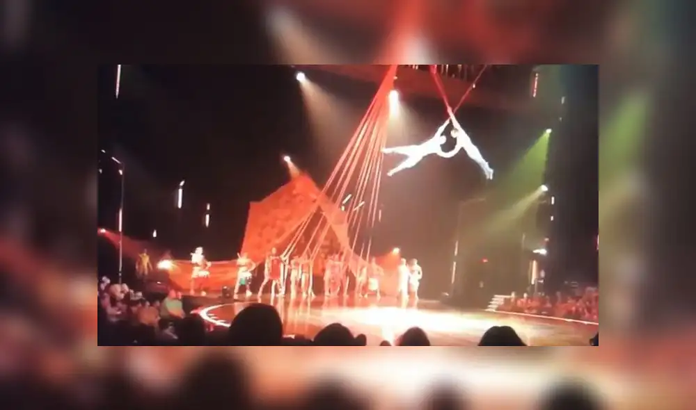 Cirque du Soleil: acróbata muere al caer de más de 4 metros en pleno show Cirque du Soleil: acróbata muere al caer de más de 4 metros en pleno show