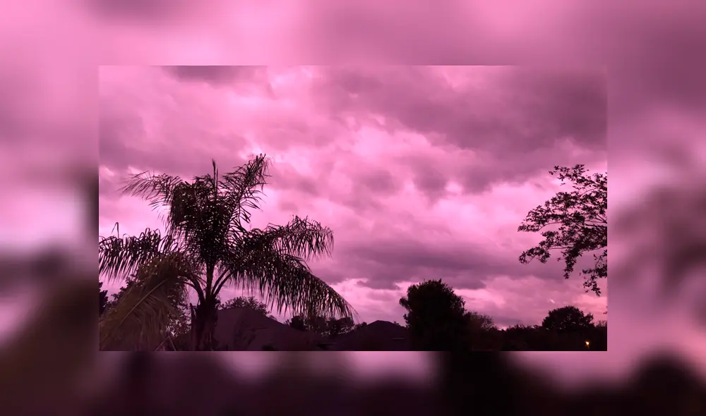 Huracán Dorian: ¿por qué el cielo se volvió púrpura en Florida? Huracán Dorian: ¿por qué el cielo se volvió púrpura en Florida?