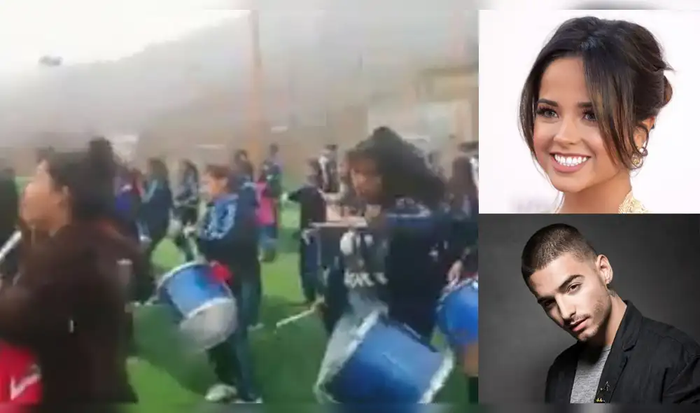Facebook: Banda escolar toca temas de Maluma y Becky G [VIDEO]