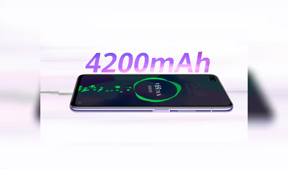 Huawei Nova 6 5G está alimentado por una batería de 4,200 mAh.