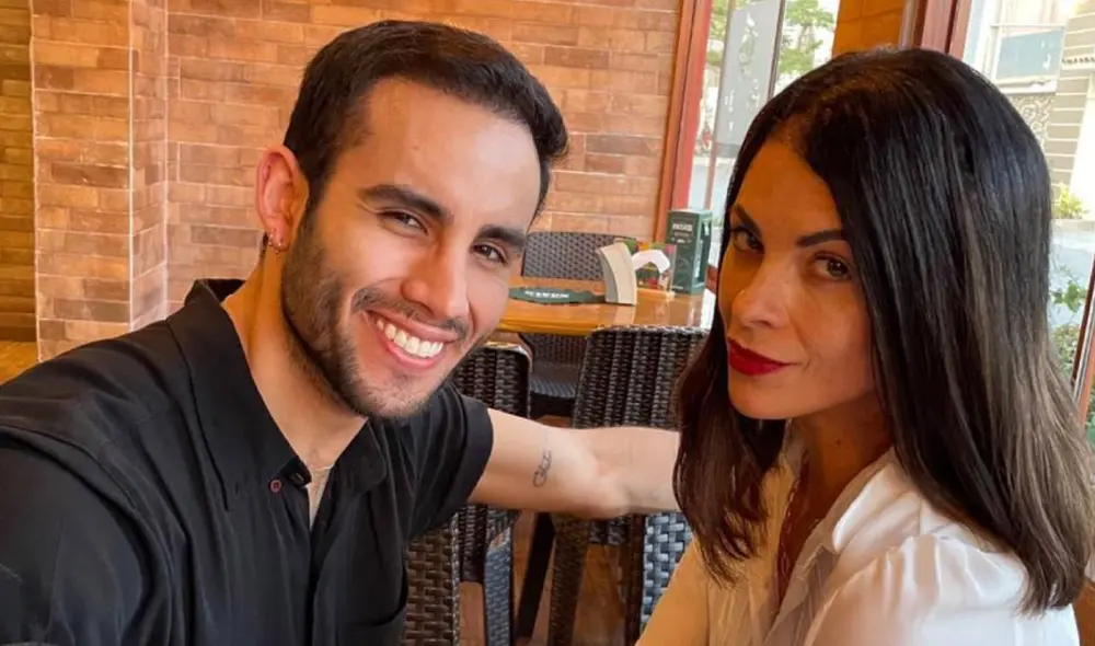 Fiorella Rodríguez junto a su novio Jean Pierre Díaz. Foto: difusión