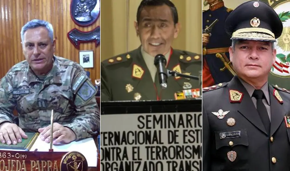 De los 13 generales de división, 8 permanecerán en sus puestos y 5 asumirán nuevas funciones. Foto: composición/La República