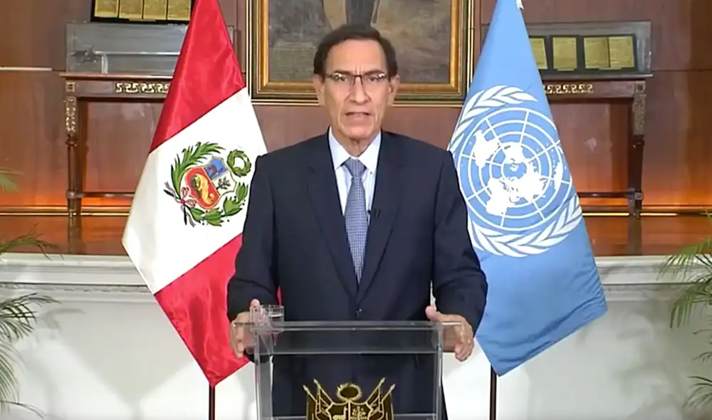 Martín Vizcarra. Foto: captura Facebook ONU