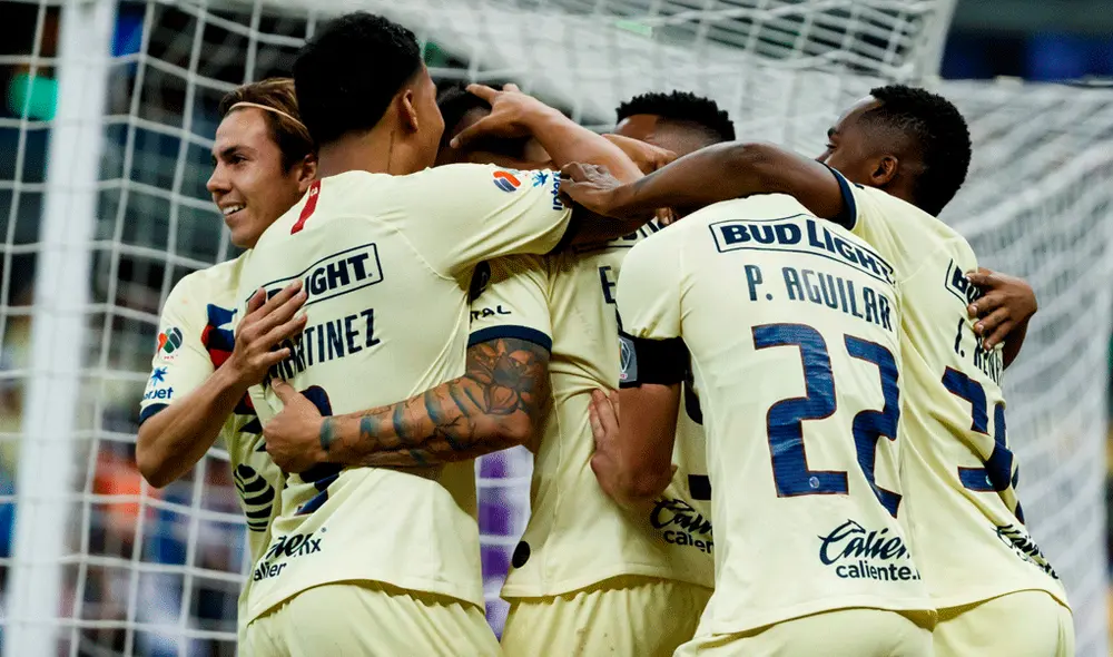 América goleó 4-1 a las Chivas de Guadalajara en su clásico 200 en la Liga MX de México. | Foto: EFE