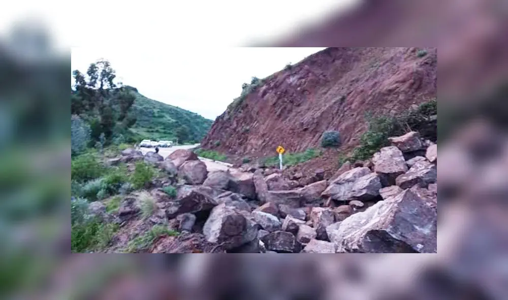 Deslizamiento ocurrió en el sector de Ttocco Rumiyoc.