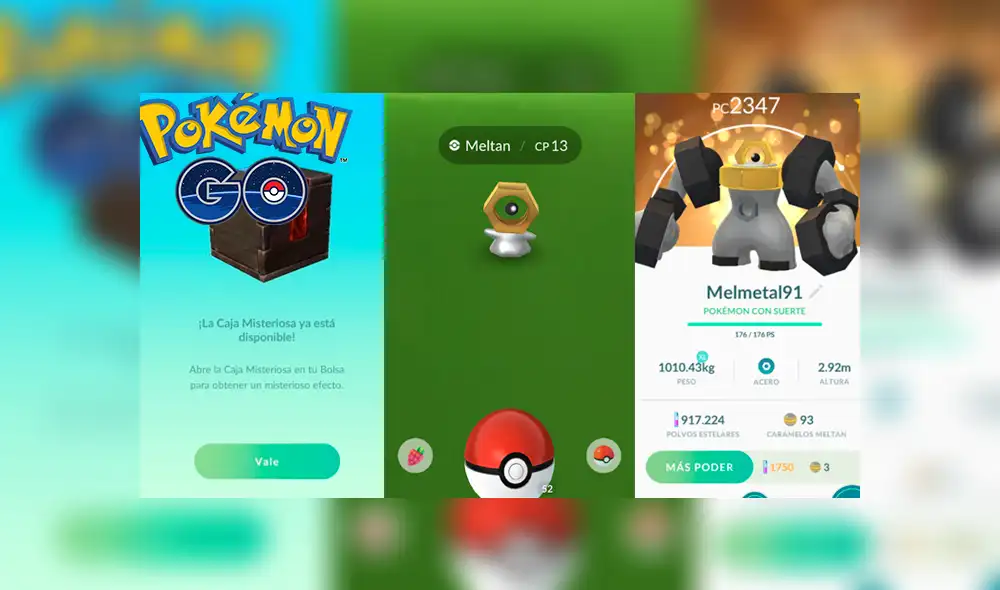 Pokémon GO: guía para obtener más de 240 caramelos Meltan durante el evento de Navidad