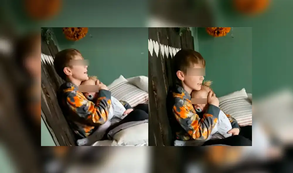 Desliza a la izquierda para ver el tierno gesto que conmovió a los usuarios de Facebook. Foto: Captura. Desliza a la izquierda para ver el tierno gesto que conmovió a los usuarios de Facebook. Foto: Captura.