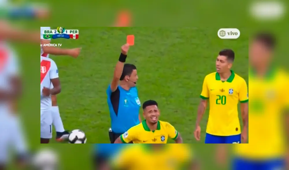 Perú vs Brasil: Gabriel Jesús