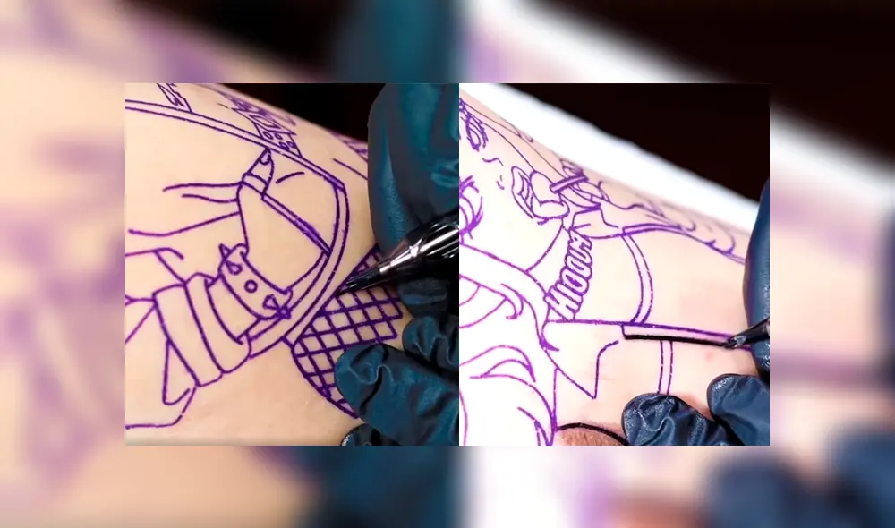 Desliza a la izquierda para ver el tatuaje que ha impresionado a los usuarios de Facebook. Foto: Captura. Desliza a la izquierda para ver el tatuaje que ha impresionado a los usuarios de Facebook. Foto: Captura.