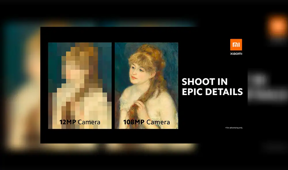 La calidad de la cámara con sensor principal de 108 megapíxeles. La calidad de la cámara con sensor principal de 108 megapíxeles.