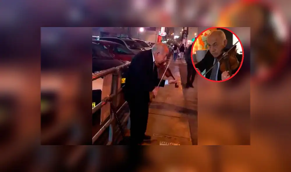 Anciano que se volvió viral por tocar violín en calles tuvo final feliz Anciano que se volvió viral por tocar violín en calles tuvo final feliz