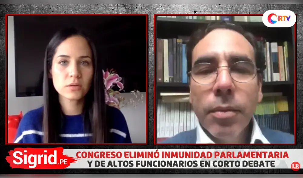 Constitucionalista Omar Cairo en programa de Sigrid.pe de RTV.