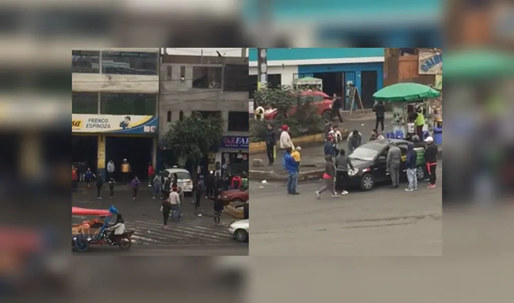 Sujetos conocidos como "Chancherín" y "Lobo" liderarían banda de cobro de cupos. (Foto: Captura de video / PNP)
