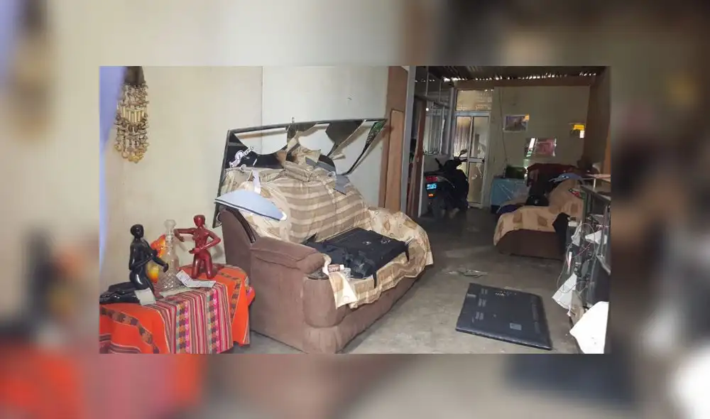 SJL choque vivienda accidente de tránsito SJL choque vivienda accidente de tránsito