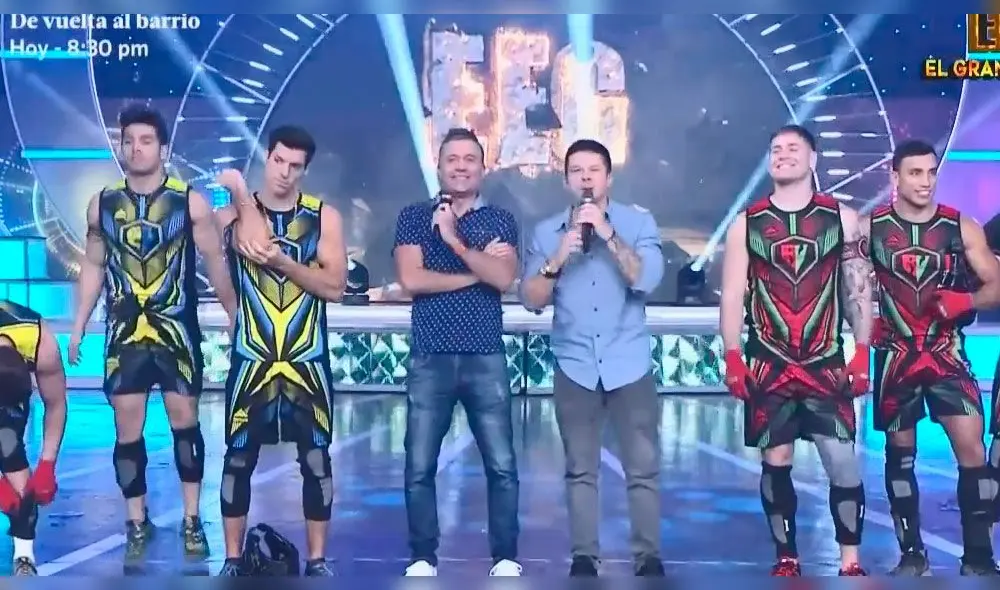 Mario Hart y Mathías Brivio en "Esto es Guerra". Mario Hart y Mathías Brivio en "Esto es Guerra".