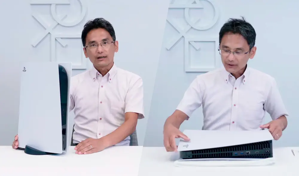 La PlayStation 5 necesitará de una base para que se mantenga quieta de manera vertical y horizontal. Foto: Playstation La PlayStation 5 necesitará de una base para que se mantenga quieta de manera vertical y horizontal. Foto: Playstation