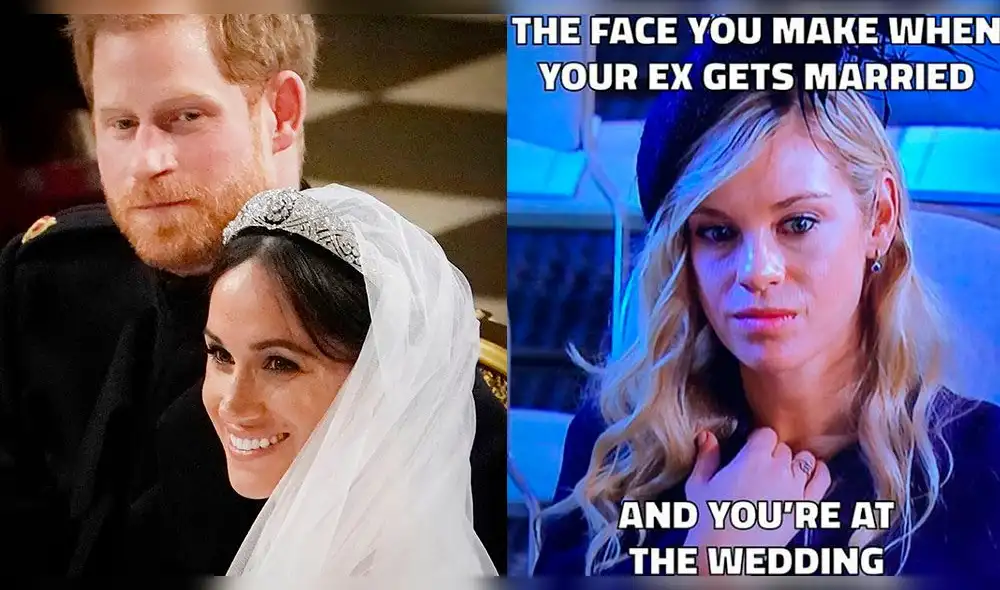 Ex del príncipe Harry estuvo en boda real y gesto la hace blanco de memes Ex del príncipe Harry estuvo en boda real y gesto la hace blanco de memes